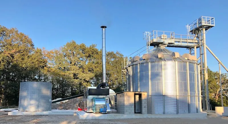 Installation chaudière à biomasse